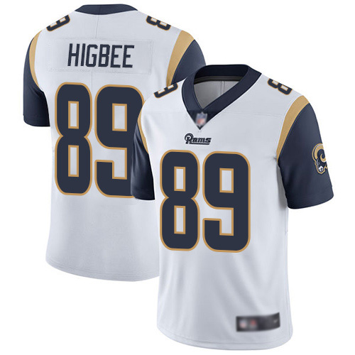 Los Angeles Rams Limited White Men Tyler Higbee Road Jersey NFL Football 89 Vapor Untouchable